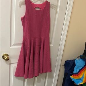 Charming Pink Sleeveless Kids Dress